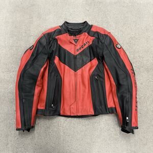 Dainese Ducati Men's Motorcycle Leather Racing Jacket